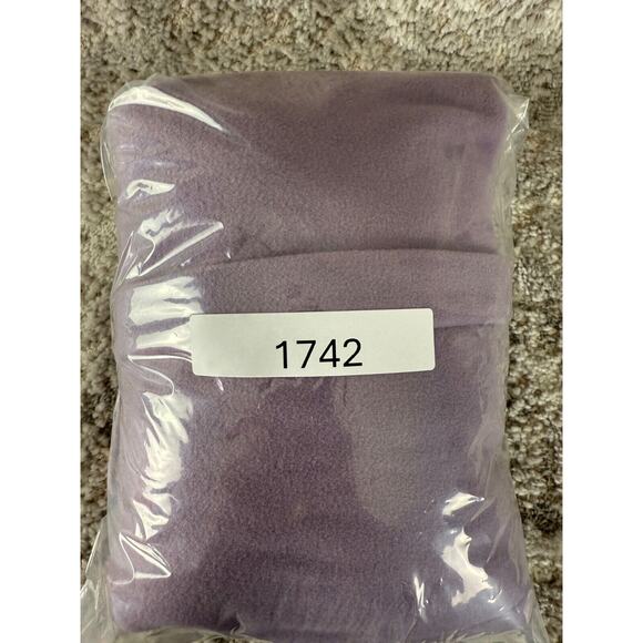 Casual Corner Sz 10 Wool Blend Casual Full Zip Jacket Purple Long Sleeve Outdoor - Picture 9 of 9